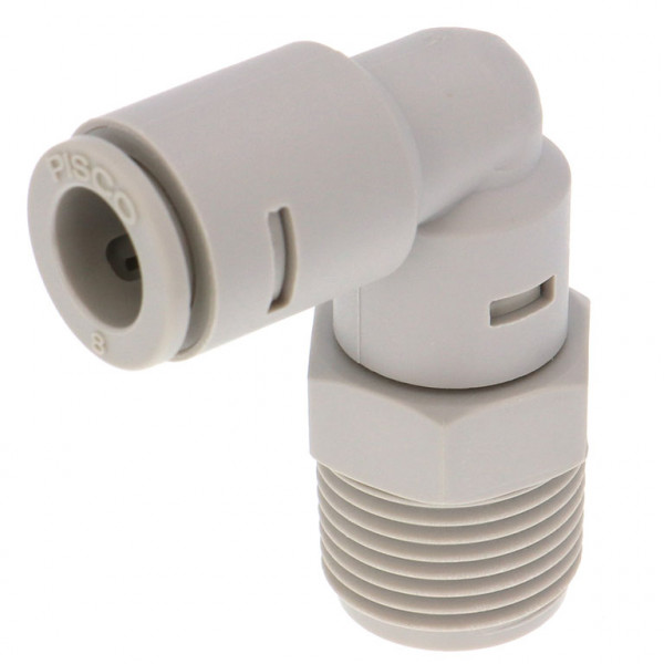 Đầu Nối Nhanh Khí Nén Dạng Cong 90° Ren Ngoài Pisco APL8-03-E