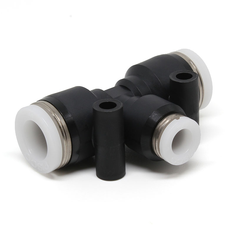 Đầu Nối Nhanh Khí Nén Chữ T Dạng Nối Giảm Pisco PEG3/8-1/4-C