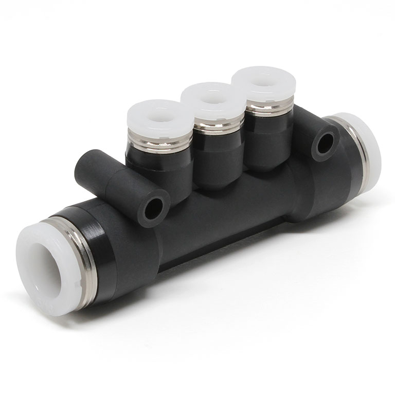Đầu Nối Nhanh Khí Nén Chữ T 5 Ngã Dạng Nối Giảm Pisco PKG5/16-5/32-C