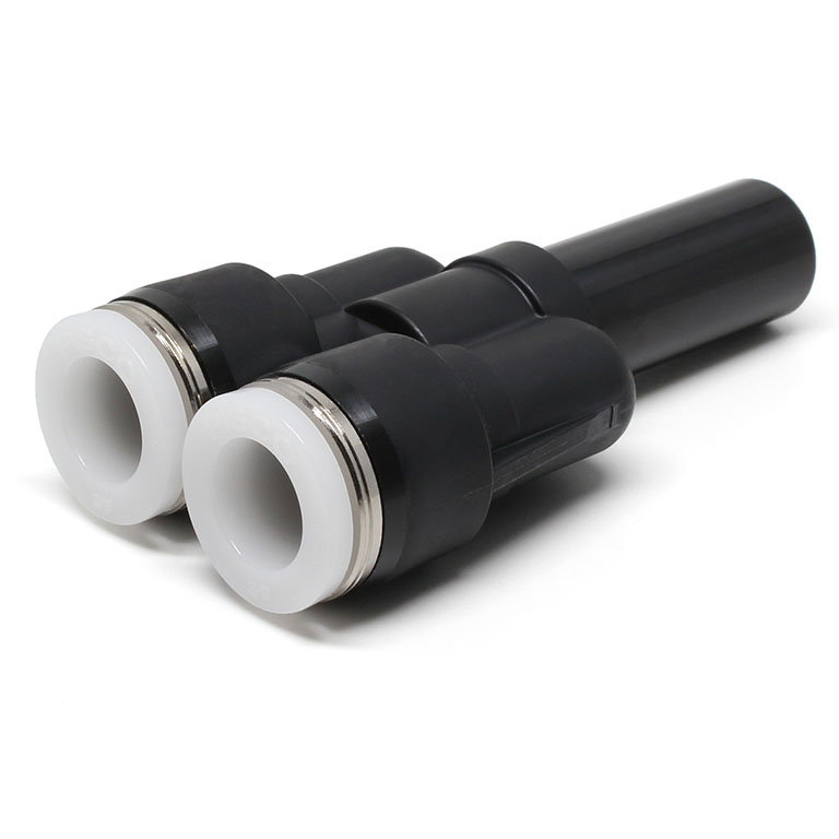 Đầu Nối Nhanh Khí Nén Giữa Ống Khí Và Fitting Dạng Nối Giảm Chữ Y Pisco PWJ1/2-3/8-C