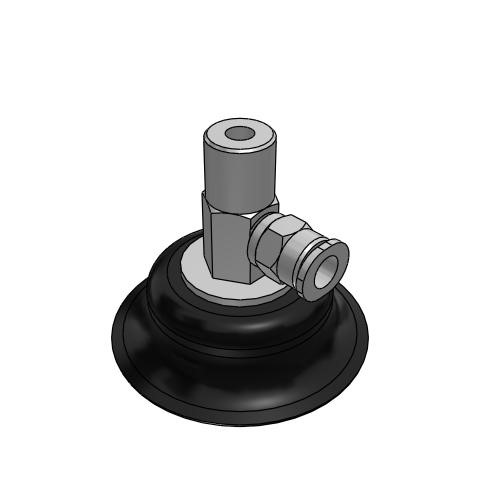 Bộ Nấm Hút Chân Không Và Giá Đỡ, Cao Su Nitrile (NBR), O.D 50 mm, Pisco VPB50RN-6J