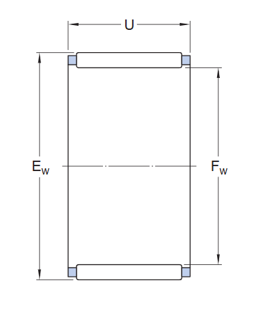 Bản vẽ kỹ thuật Vòng Bi SKF K 25X33X20