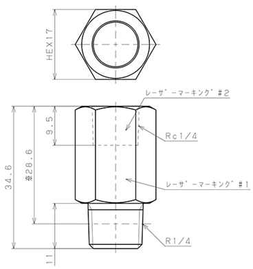 Bản vẽ kỹ thuật Van Khí Nén Một Chiều  Pisco CVPF02-02A