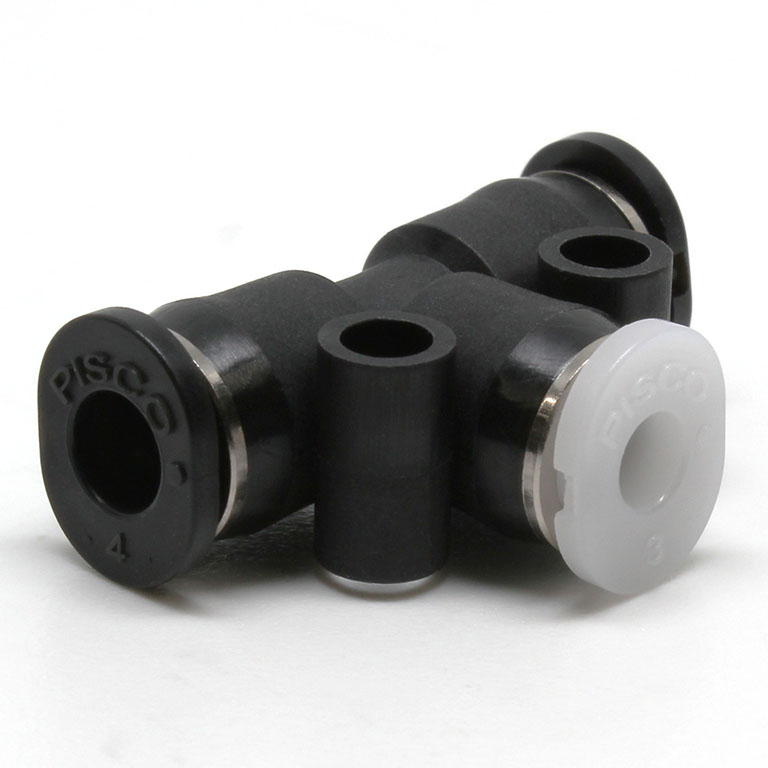 Đầu Nối Nhanh Khí Nén Chữ T Dạng Nối Giảm Pisco PEG4-1/8M