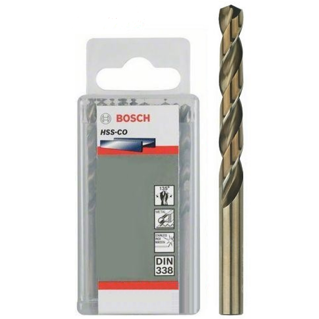 Mũi khoan inox HSS-Co 13mm (hộp 5 mũi) Bosch 2608585905