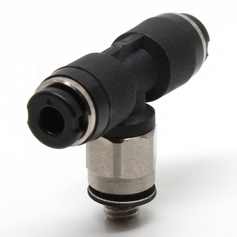 Đầu Nối Nhanh Khí Nén Dạng Chữ T Ren Ngoài Pisco PB2-M3M