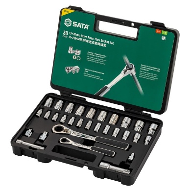 Bộ 30 Đầu Tuýp 13×20 mm 30 Chi Tiết SATA 09132