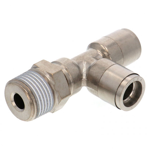 Đầu Nối Nhanh Khí Nén Dạng Chữ T Ren Ngoài Pisco KD8-02-F