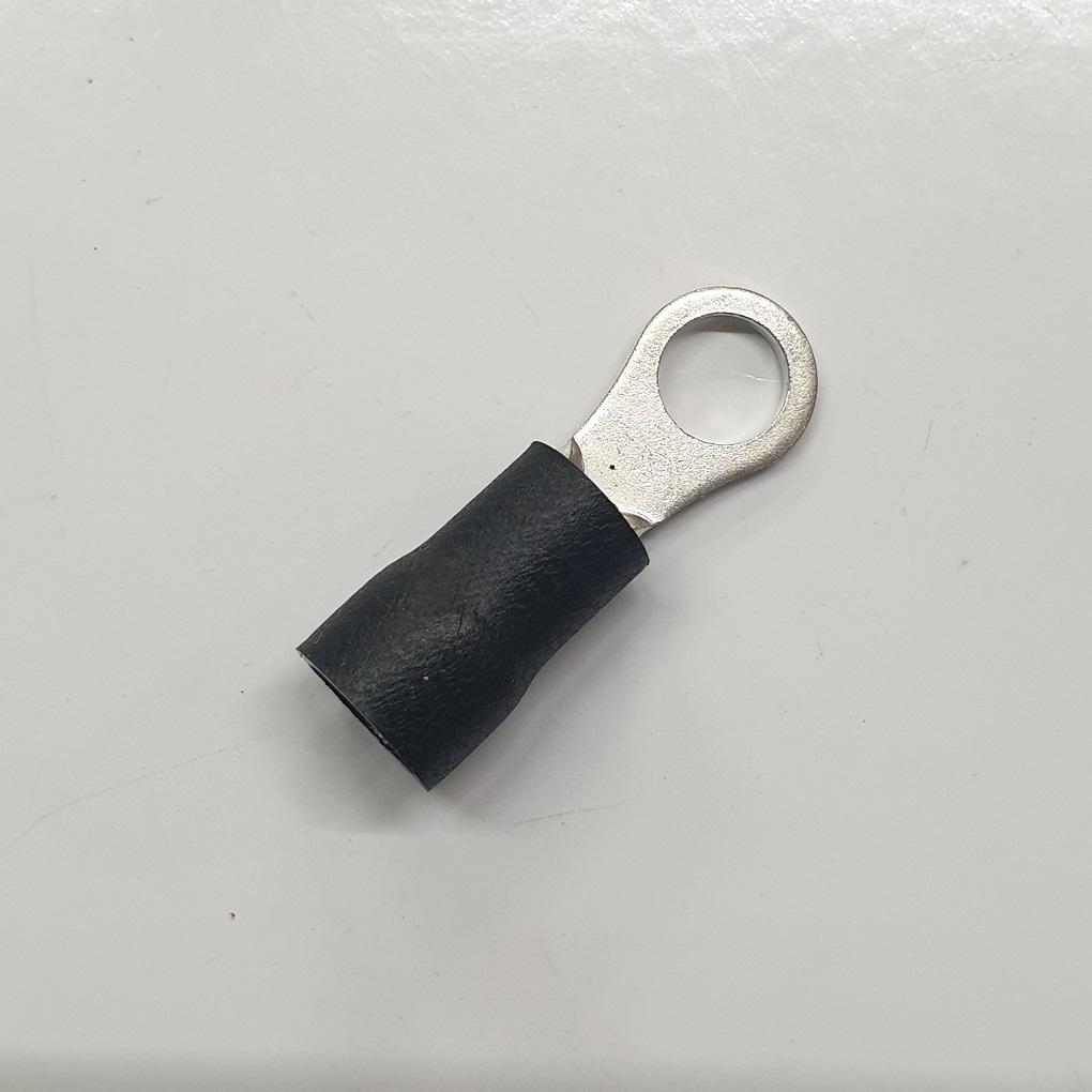Đầu Cosse Tròn Cách Điện 2.5-4 mm2 KST Màu Đen RV3-4