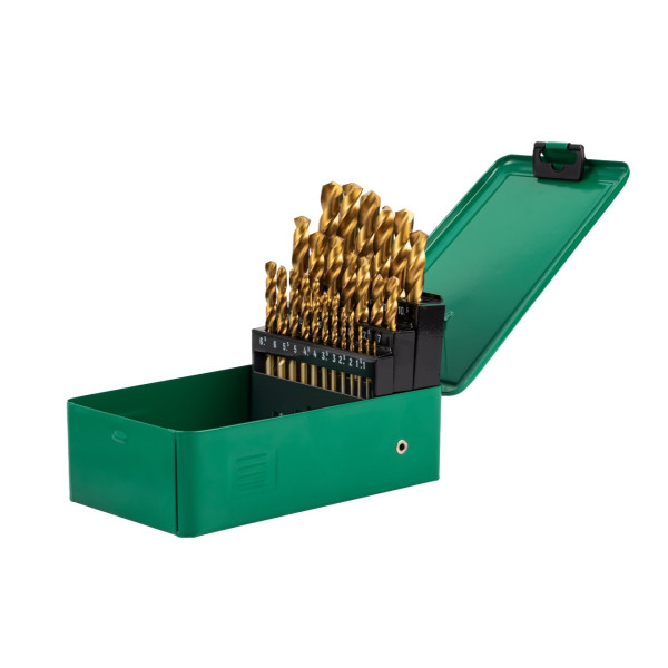 Bộ Mũi Khoan Xoắn 1–13 mm Bộ 25 Cái Sata 52925