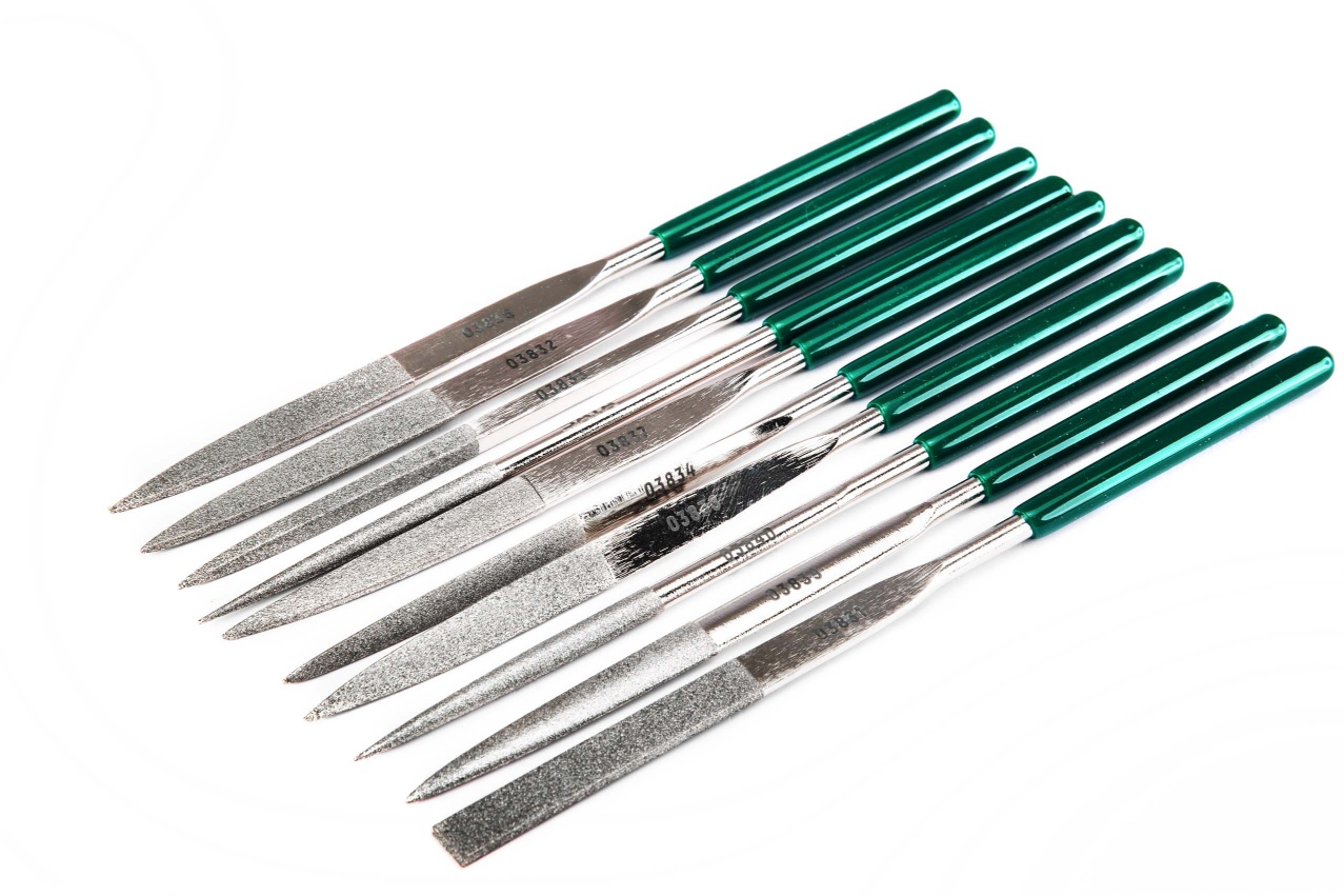 Bộ Dũa Phủ Kim Cương 4 x 160 mm 10 Chi Tiết SATA 03830