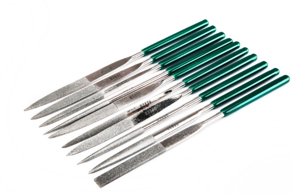 Bộ Dũa Phủ Kim Cương 4 x 160 mm 10 Chi Tiết SATA 03830
