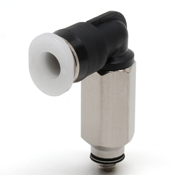 Đầu Nối Nhanh Khí Nén Dạng Cong 90° Ren Ngoài (Dài) Pisco PLL5/32-M3M
