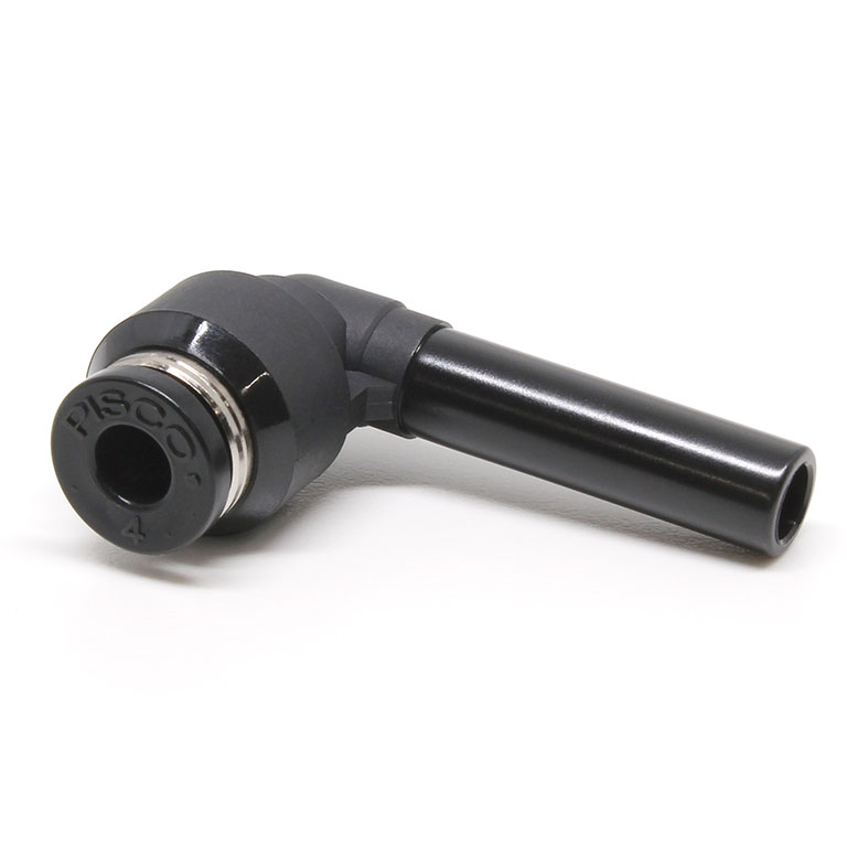 Đầu Nối Nhanh Khí Nén Giữa Ống Khí Và Fitting Dạng Nối Giảm Cong 90° Pisco PLGJ6-4-C