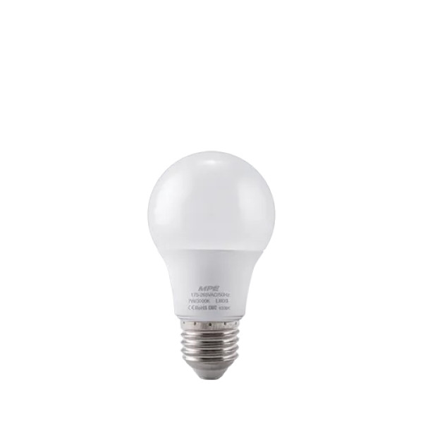 Led Bulb Chống Ẩm 7W Ánh Sáng Vàng MPE LBD3-7V