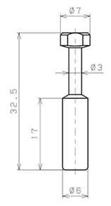 Bản vẽ kỹ thuật Nút Bịt Pisco PP6