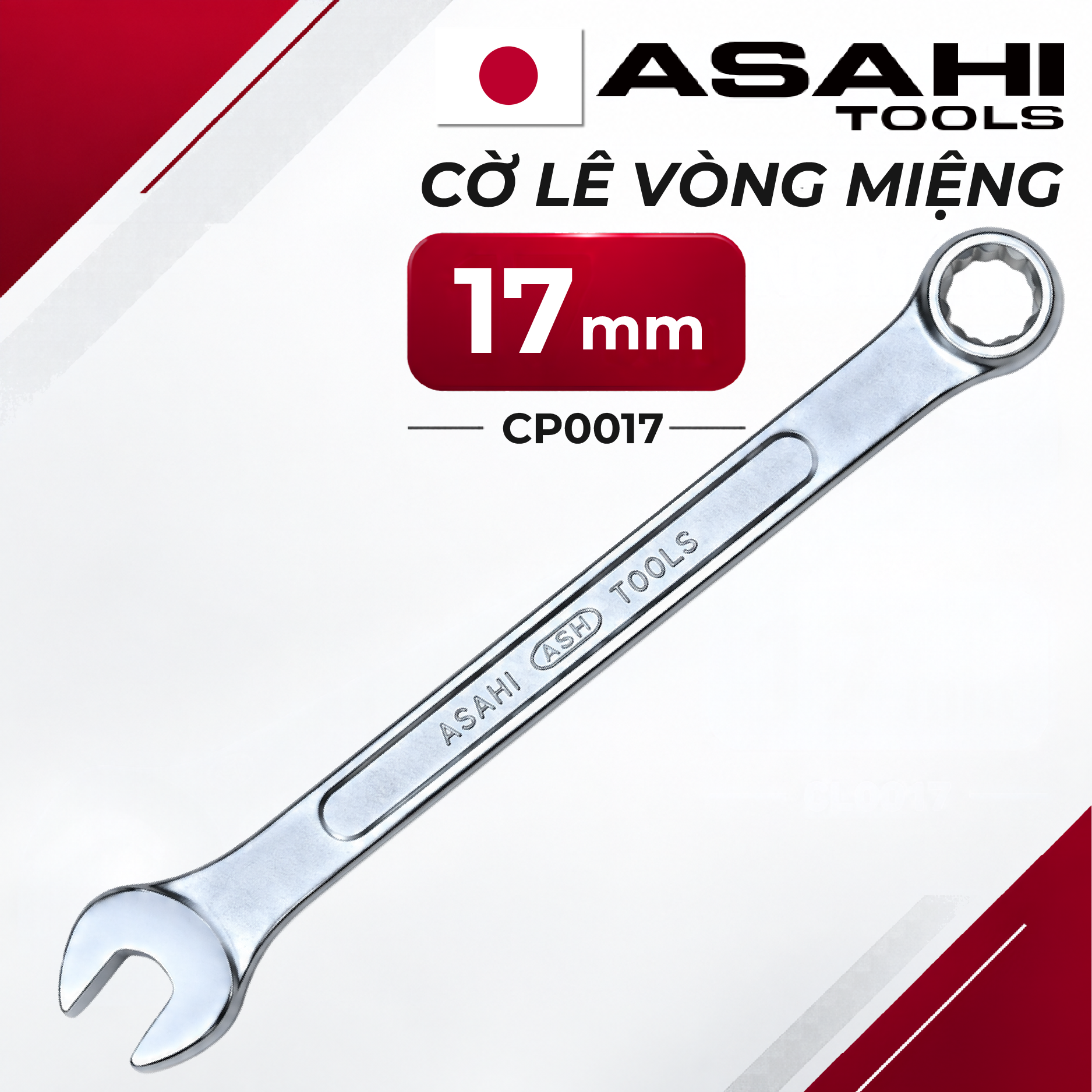 Cờ Lê Vòng Miệng 17 mm ASAHI ASA-CP0017