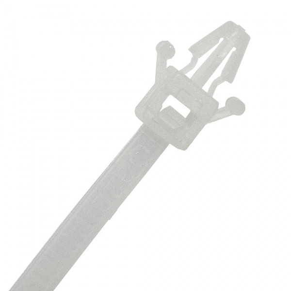 Dây Rút Nhựa Dạng Đẩy Push Mount Màu Trắng KST 134 x 4.8 mm KPM-130SD