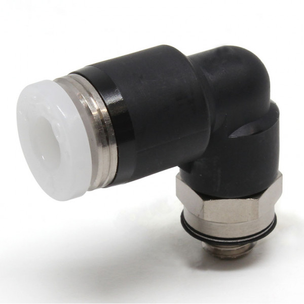 Đầu Nối Nhanh Khí Nén Dạng Cong 90° Ren Ngoài Pisco PL5/32-M5W