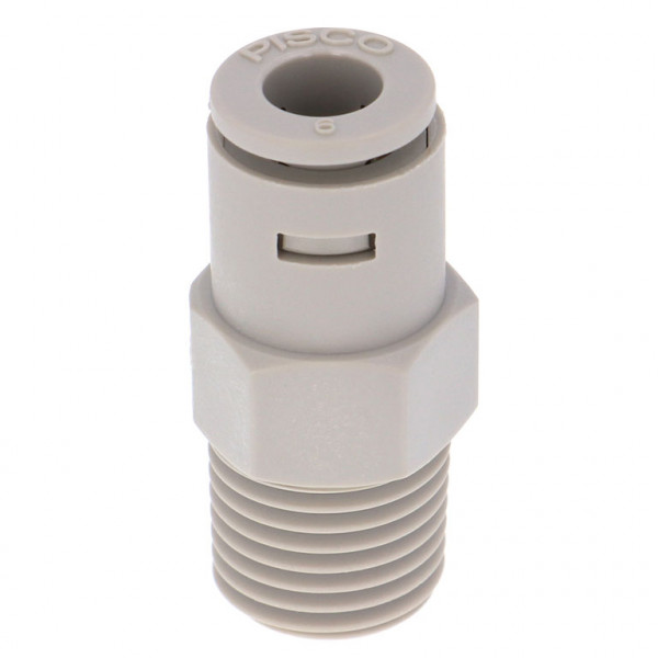 Đầu Nối Nhanh Khí Nén Dạng Thẳng Thân Lục Giác Ren Ngoài Pisco APC6-02-E-TP