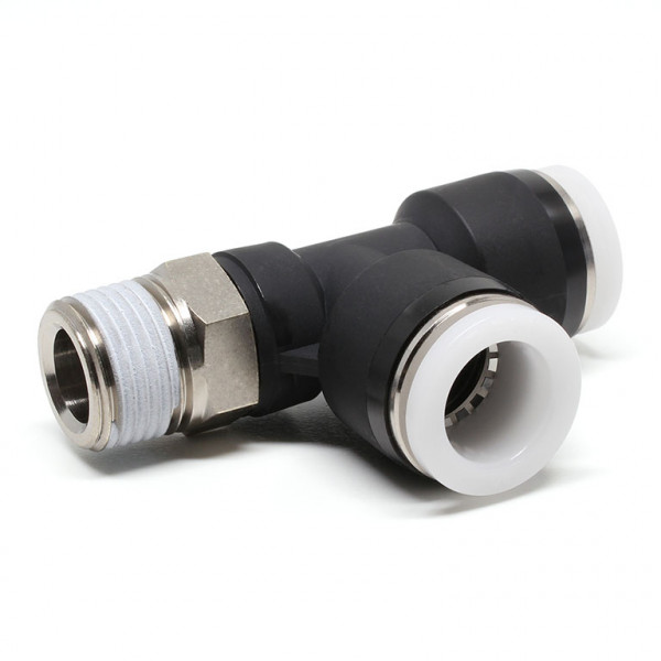 Đầu Nối Nhanh Khí Nén Dạng Chữ T Ren Ngoài Pisco PD1/2-N3U