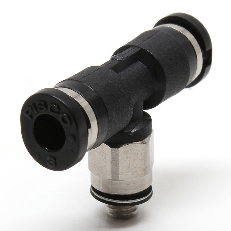 Đầu Nối Nhanh Khí Nén Dạng Chữ T Ren Ngoài Pisco PB3-M3M