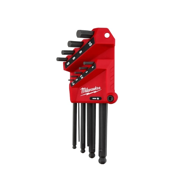 Bộ Lục Giác Chữ L 9 Thanh 1.5-10mm Milwaukee 48-22-2186