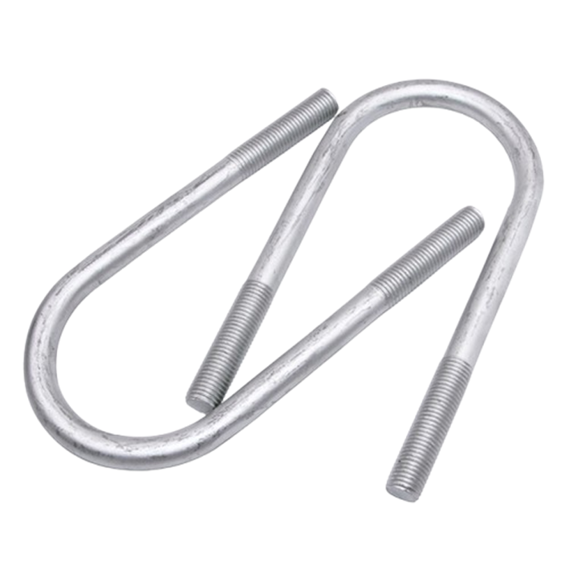 Cùm U Thép SS400 Nhúng Nóng Kẽm DN65 M12 x 76mm