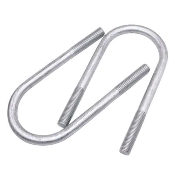 Cùm U Thép SS400 Nhúng Nóng Kẽm DN32 M8 x 43mm
