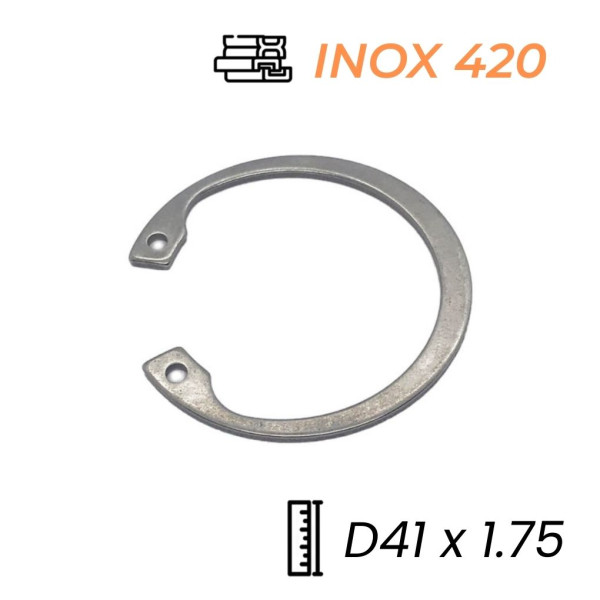 Phe Gài Lỗ Inox 420 DIN472 D41x1.75 (5Cái/Bịch)