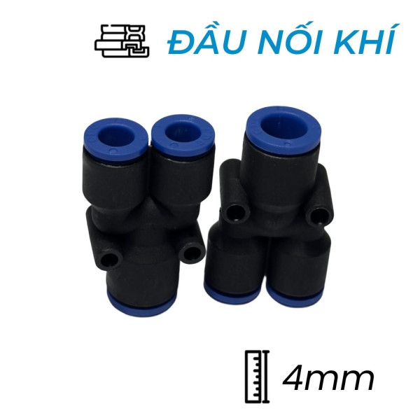 Đầu Nối Nhanh Khí Nén Chữ Y Ø4mm CDC MPY 04