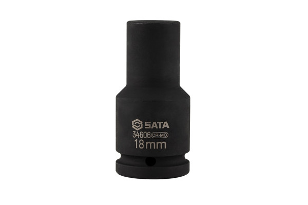 Đầu Tuýp Dài Lục Giác Đen 3/4" 17 mm SATA 34605