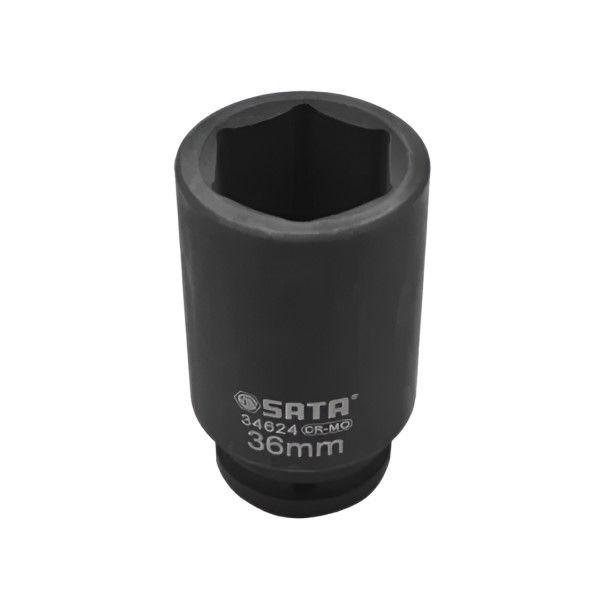 Đầu Tuýp Dài Lục Giác Đen 3/4" 36 mm SATA 34624