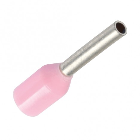 Đầu Cosse Pin Rỗng Bọc Nhựa Màu Hồng KST 0.34 mm2 E0306-PINK
