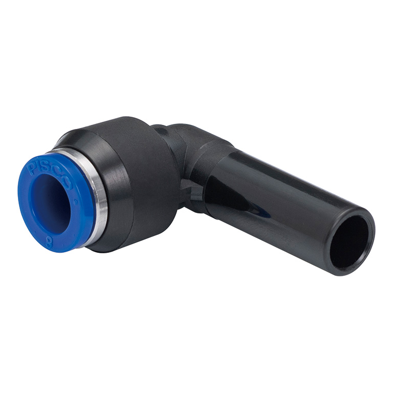 Đầu Nối Nhanh Khí Nén Giữa Ống Khí Và Fitting Dạng Nối Giảm Cong 90° Pisco SPLGJ16-12