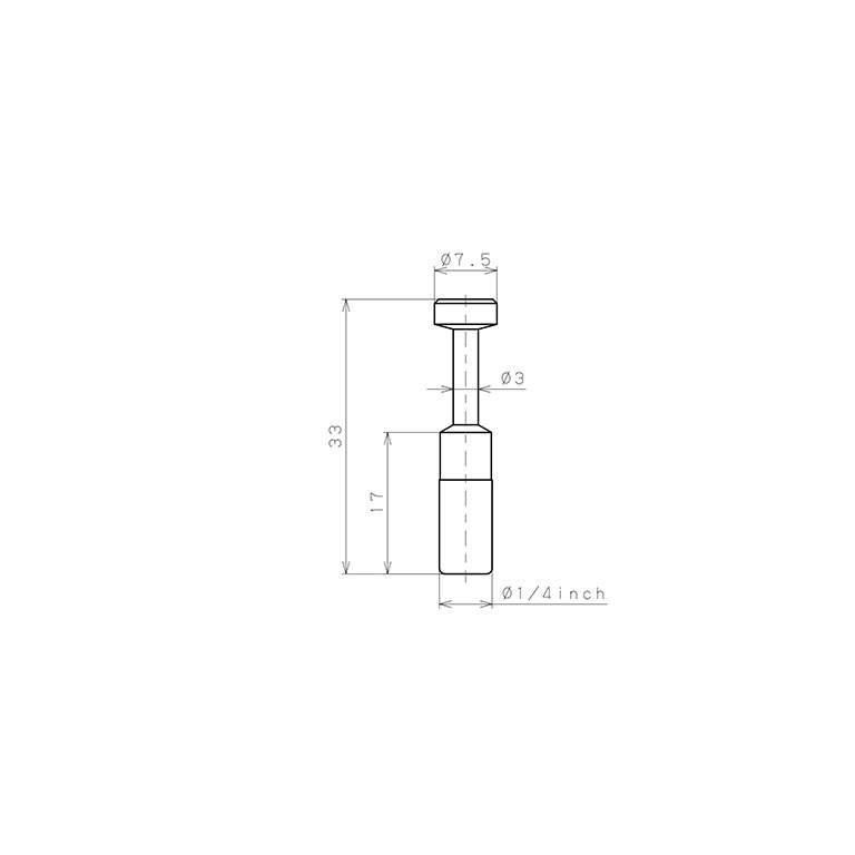 Bản vẽ kỹ thuật Nút Bịt Pisco PPP1/4-UC