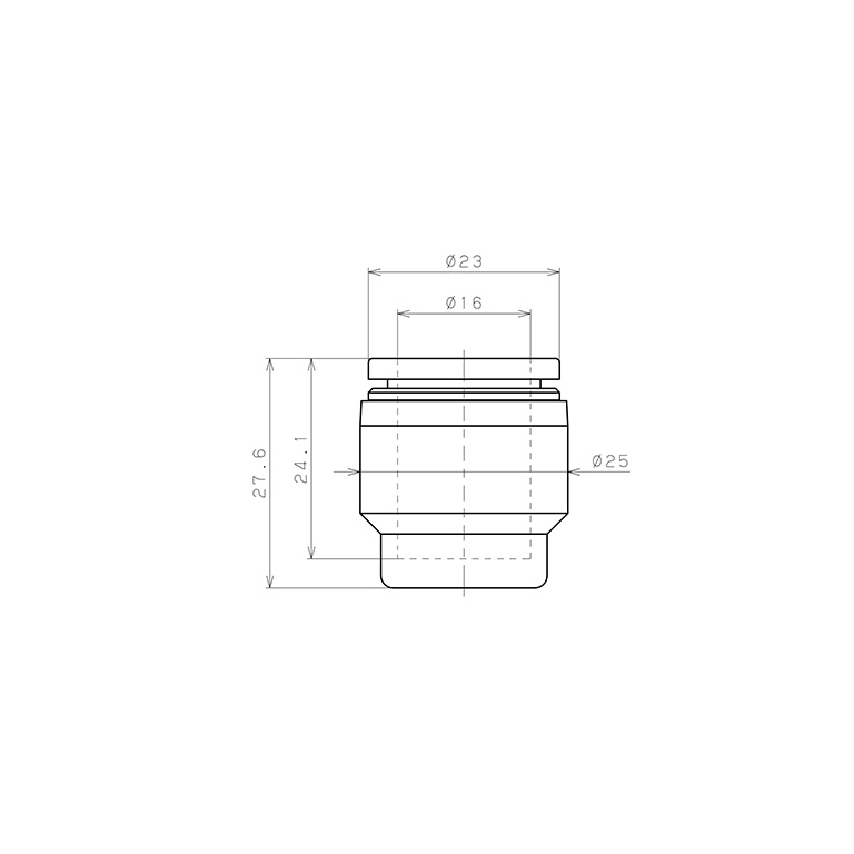 Bản vẽ kỹ thuật Nắp Chụp Pisco SPPF16-UC