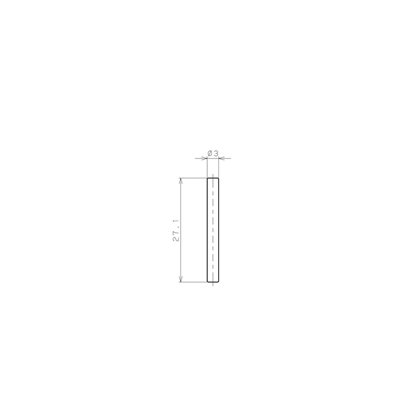 Bản vẽ kỹ thuật Ống Nối Đầu Nối Nhanh Dạng Thẳng Pisco PIJ3MW