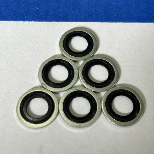 Lông Đền Dầu (Bonded Seal) Cao Su NBR D14 (ID14.7xOD22x1.5)