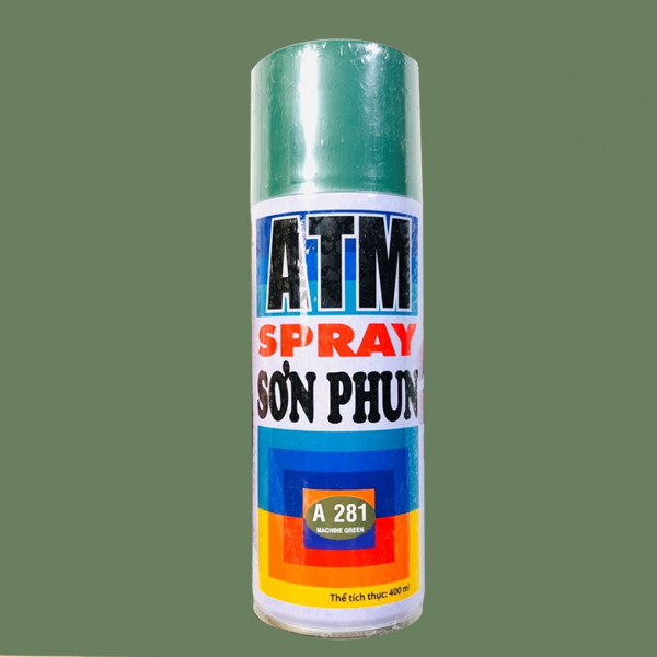 Sơn Xịt ATM A281 Màu Xanh Rêu