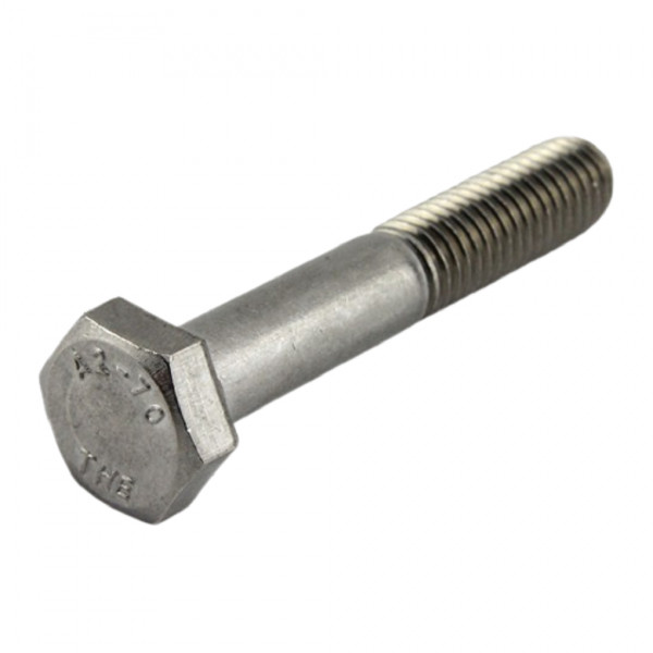 Bulong Inox 304 DIN931 M6x55 Ren Lửng