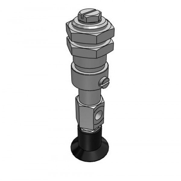 Bộ Nấm Hút Chân Không Và Giá Đỡ, Silicone Dẫn Điện, O.D 20 mm, Pisco VPD20-10LSE-M6