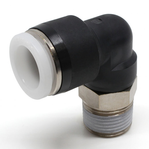 Đầu Nối Nhanh Khí Nén Dạng Cong 90° Ren Ngoài Pisco PL1/2-03