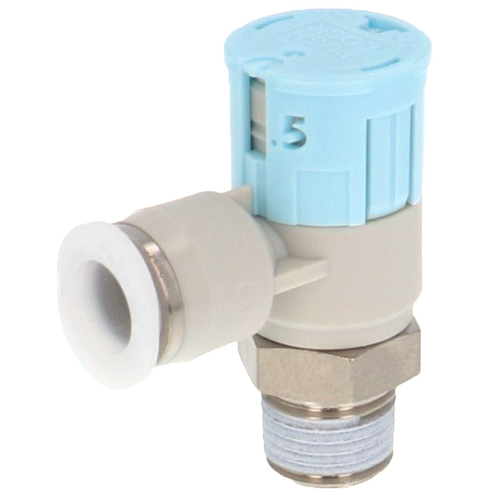 Van Tiết Lưu Khí Nén Loại Khóa Đẩy Có Hiển Thị Chỉ Số Pisco JSGC3/16-N1BW
