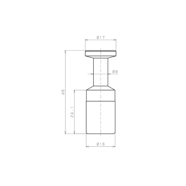 Bản vẽ kỹ thuật Nút Bịt Pisco PP16