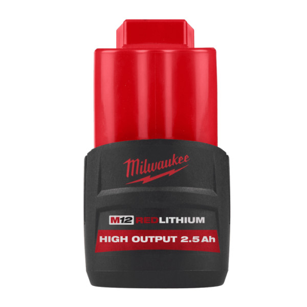 Pin RedLithium Hiệu Suất Cao 12V 2.5Ah Milwaukee M12 HB2.5