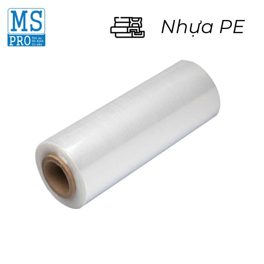 Màng Co PE, 17 Micro, Khổ 500mm, 4Kg (Lõi 0.5Kg/Ø55)