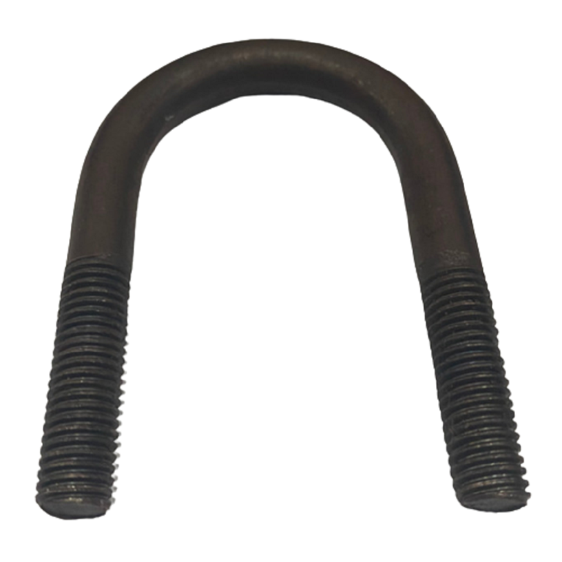 Cùm U Thép SS400 Đen DN65 M12 x 76mm
