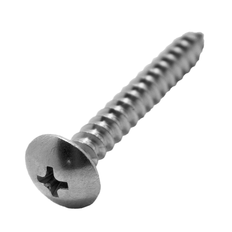 Vít Gỗ Đầu Dù Inox 304 M5x30 (#10-12TPI)