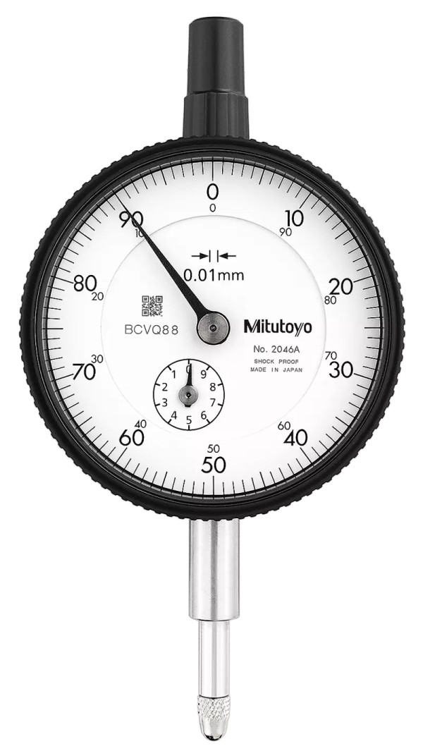 Đồng hồ so kiểu cơ Mitutoyo 2046A (0-10mm/0.01mm)